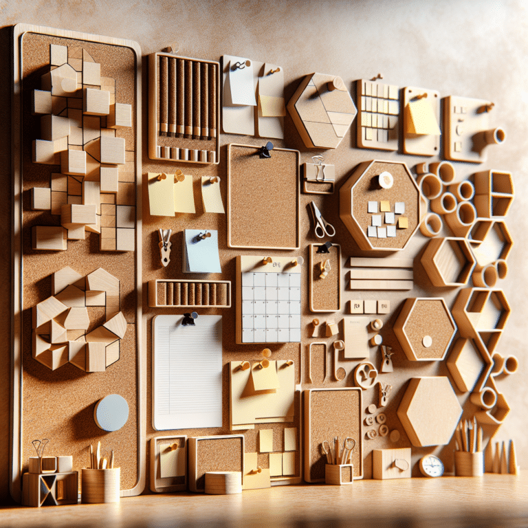 Functional DIY Cork Boards and Organizers