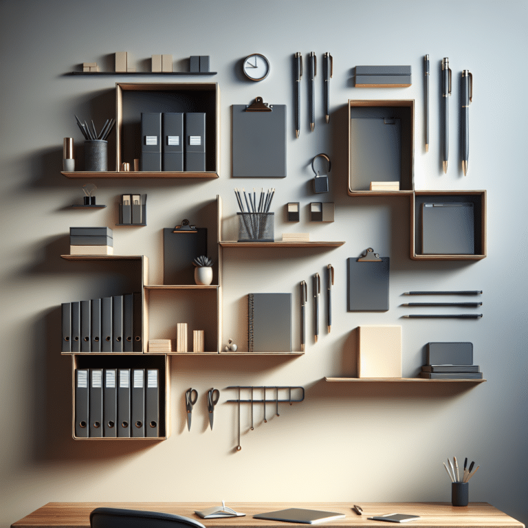 Office Hacks: No-Drill Floating Shelves for Extra Storage