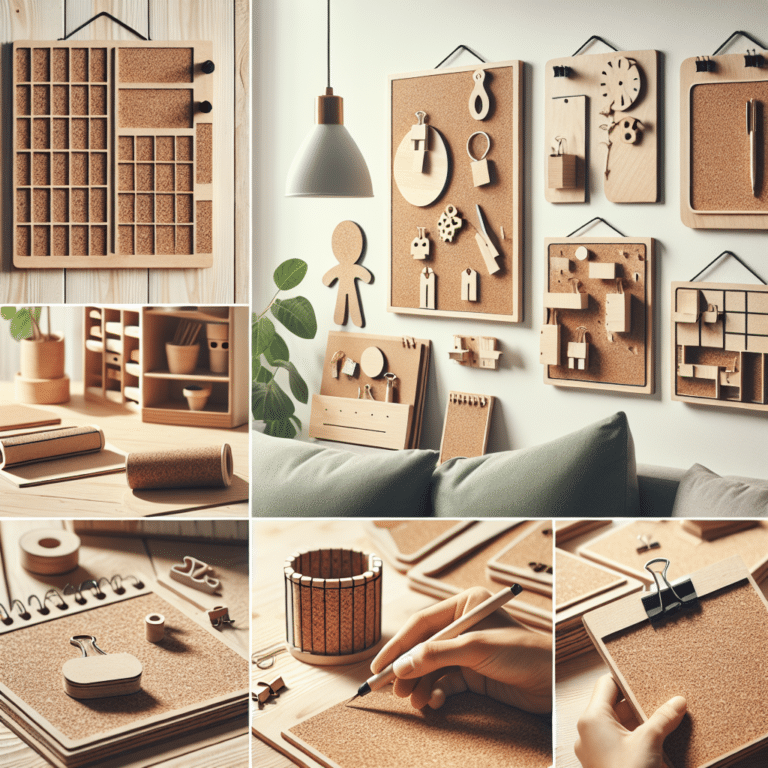 Functional DIY Cork Boards and Organizers