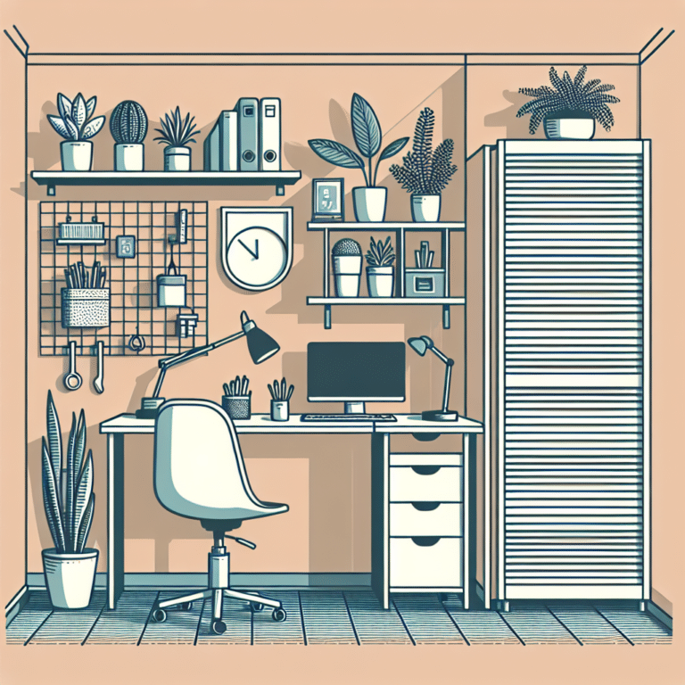 Apartment Friendly Home Office Design