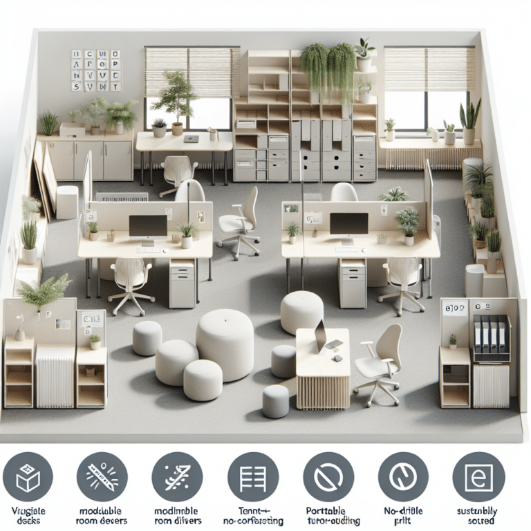 Tenant-friendly Office Furniture: No-Drill Options