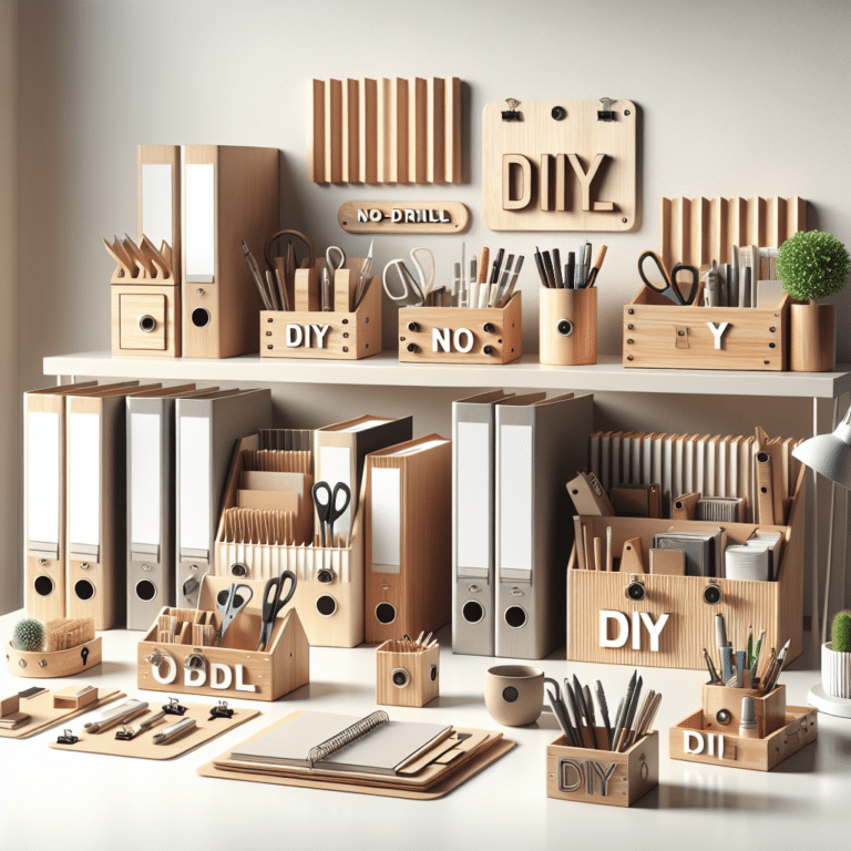 Exploring DIY No-Drill Office Organizers