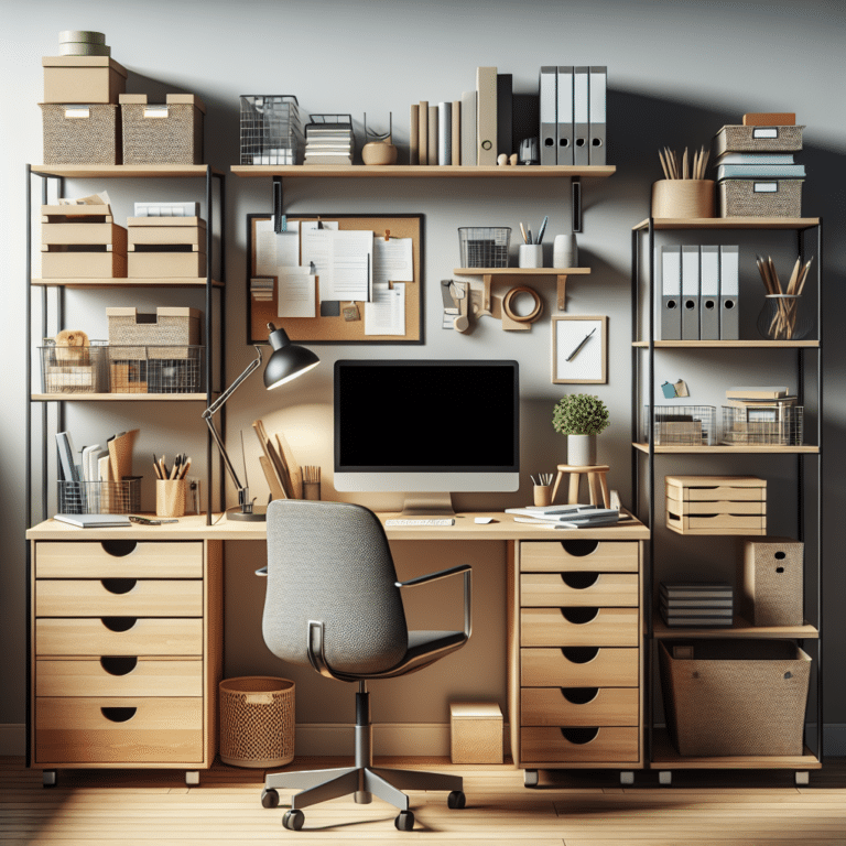 Tiny Apartment Office Organization Tips