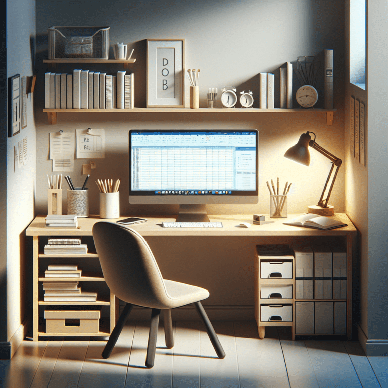 Compact Workspace for Productivity.