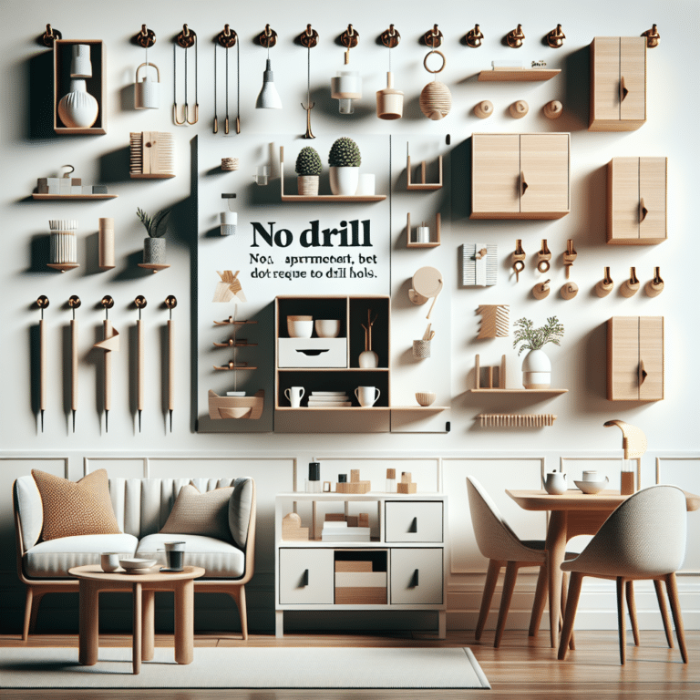 Innovative No-Drill Furniture Ideas for Apartments