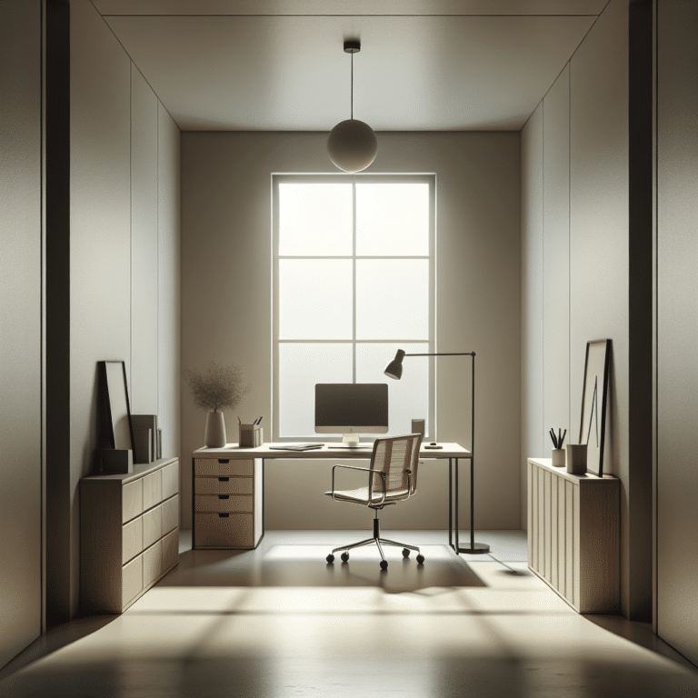 Transforming Small Spaces into Minimalist Home Offices
