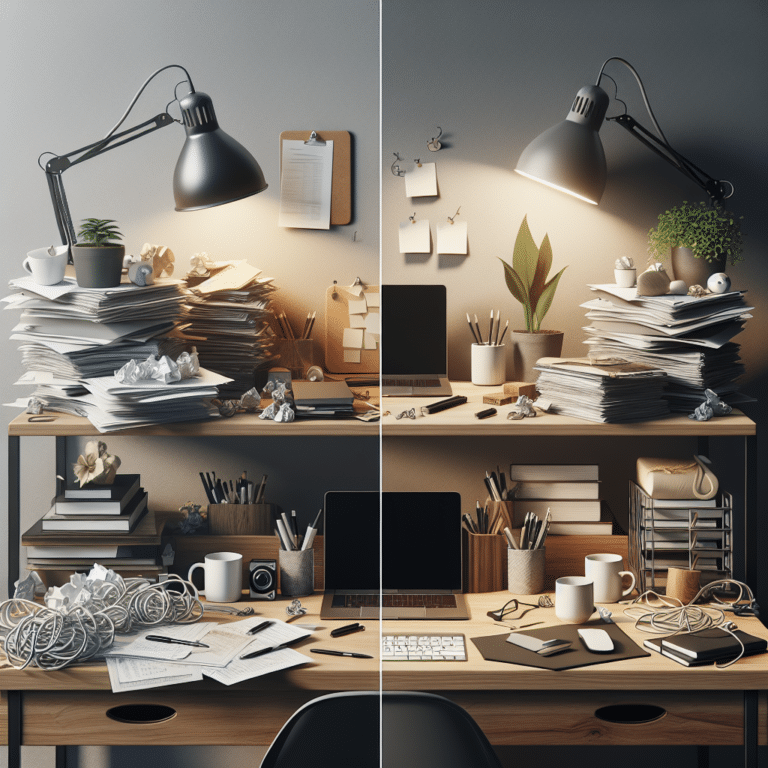 From Clutter to Clean: DIY Minimalist Office Decor Ideas