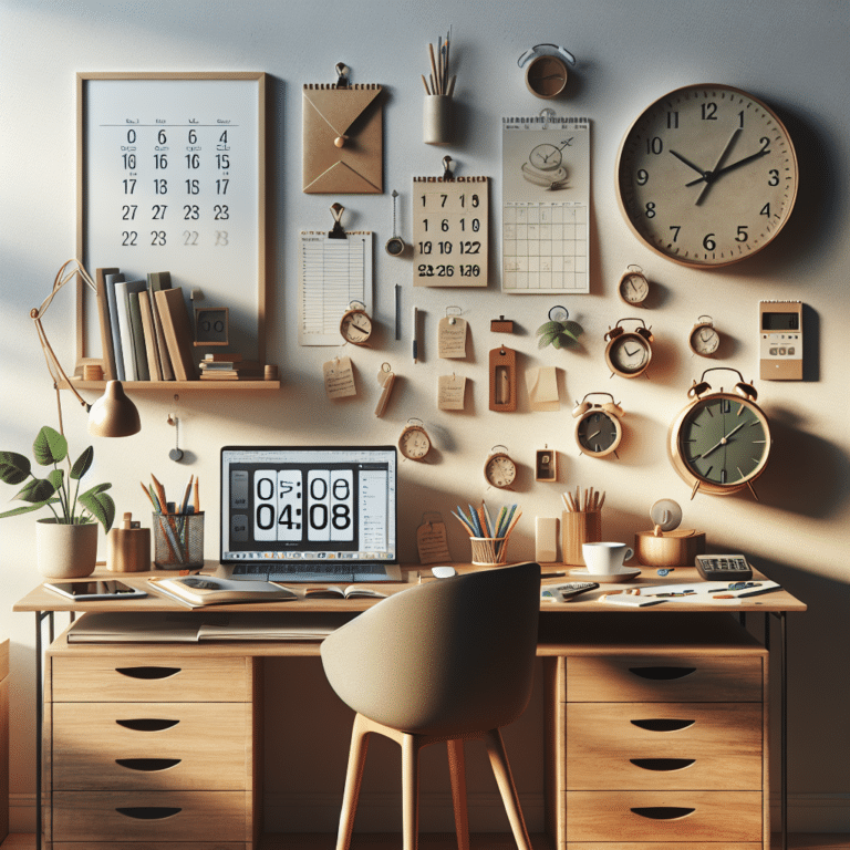 Effective Time Management Techniques for a Small Home Office