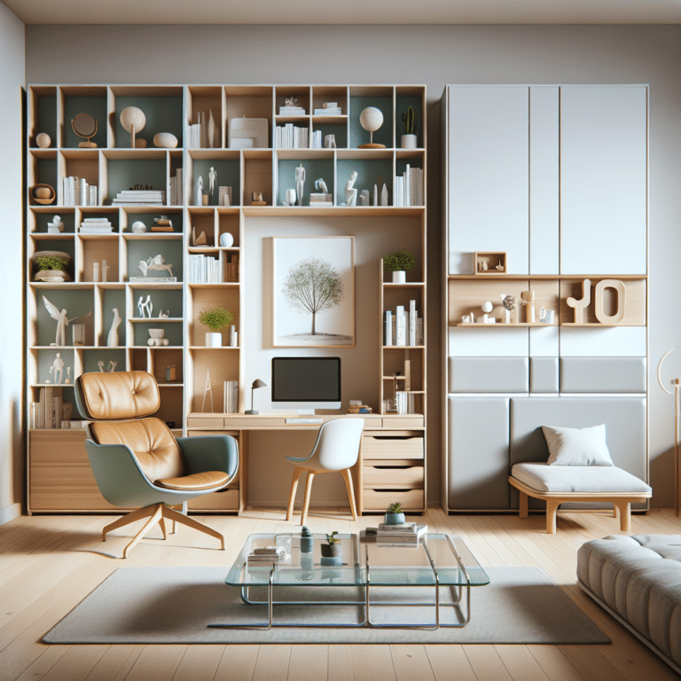 Space-Saving No-Drill Furniture for Renters