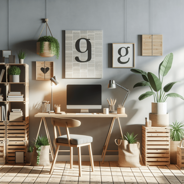 Affordable DIY Office Décor for Minimalists