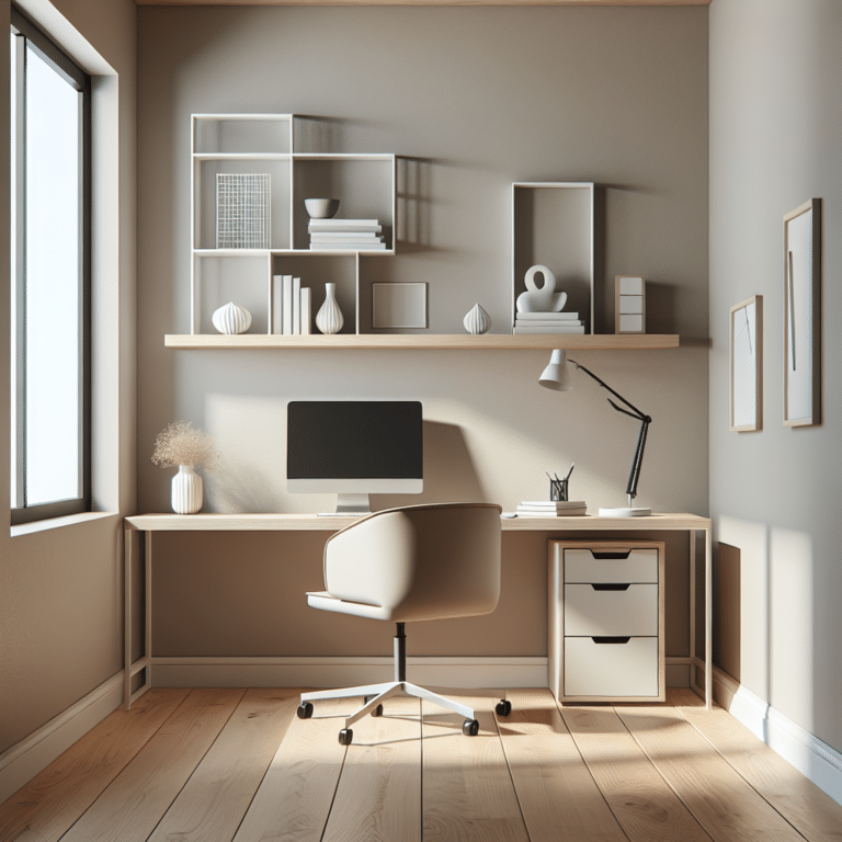 Designing a Stylish and Minimal Home Office in a Small Space