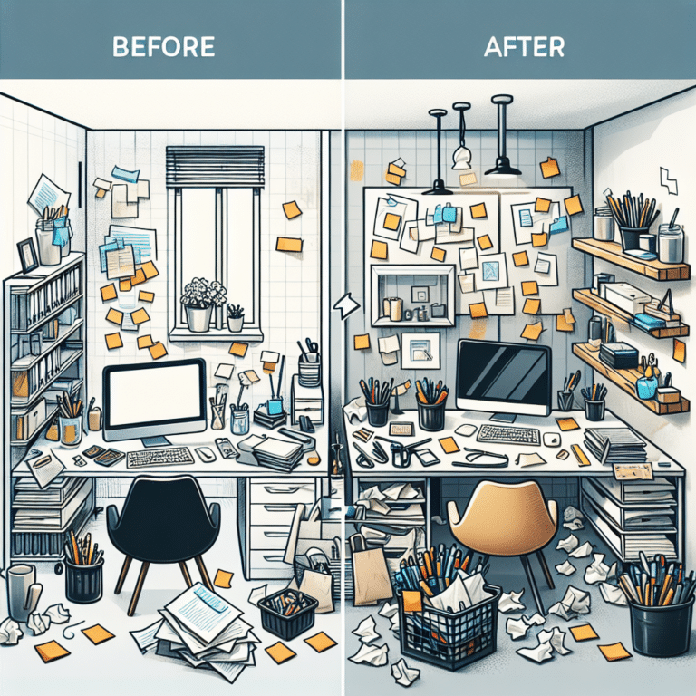 From Clutter to Clean: DIY Minimalist Office Decor Ideas