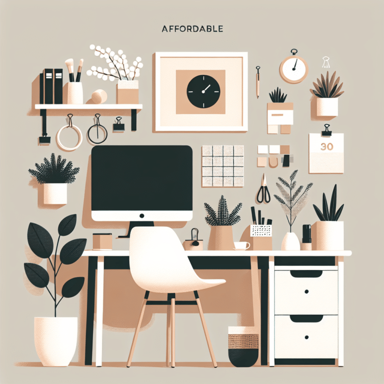 Affordable DIY Office Décor for Minimalists