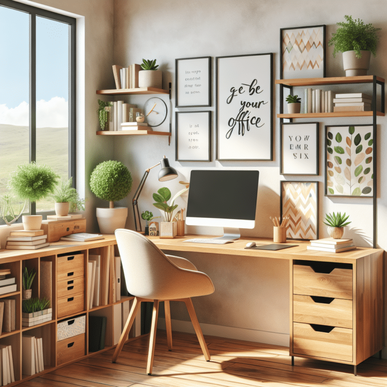 Creating a Motivating Small Home Office Space