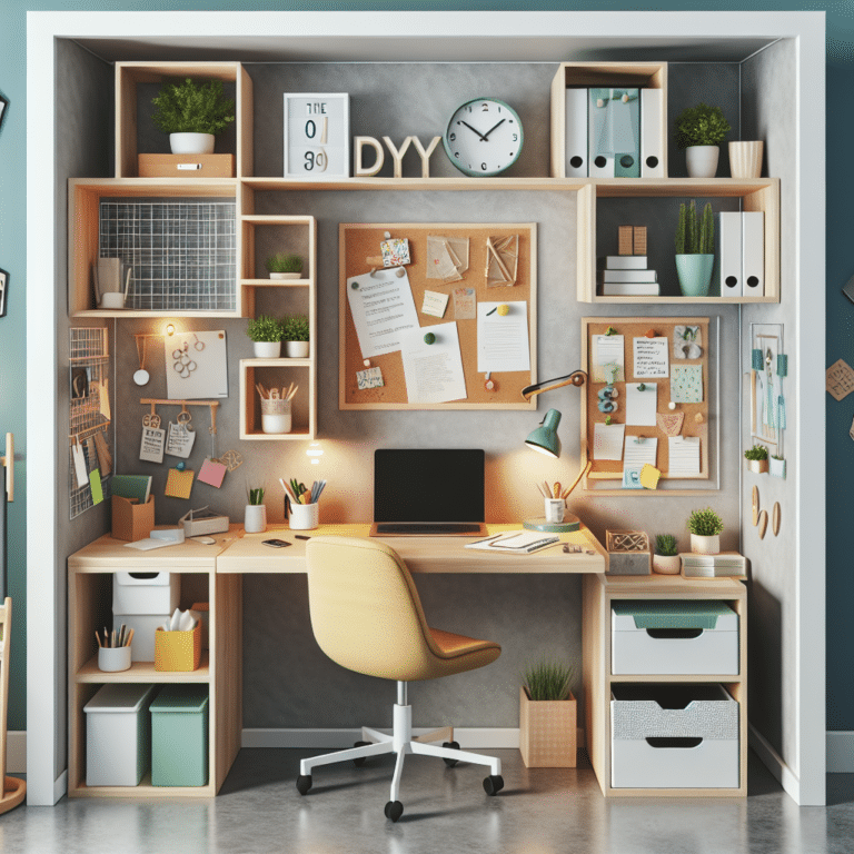 DIY Office Decor: Making the Most of Small Spaces