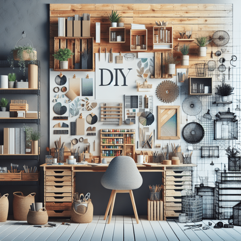 Cheap DIY Office Decoration for Renters