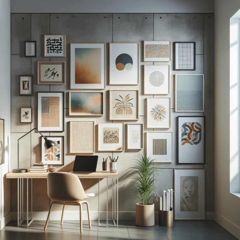 Small Space Wall Art for Home Office